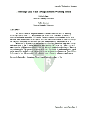 Technology ease of use through social networking media