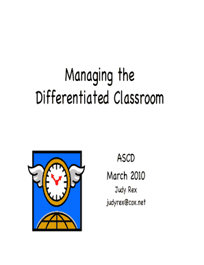 Managing the Differentiated Classroom
