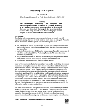 Crop sensing and management - AHDB Cereals and Oilseeds