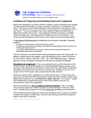 Lab Assignment Guidelines