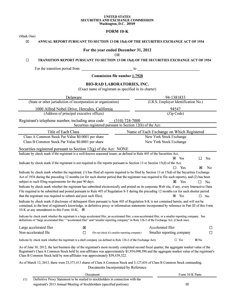 FORM 10-K Preview on Page 1