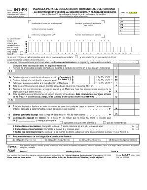 Planilla para la Declaración Trimestral del Patrono