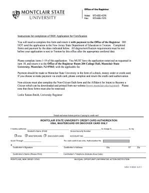 New Jersey Teacher Certification Application