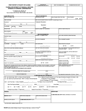 Florida First Report of Injury or Illness