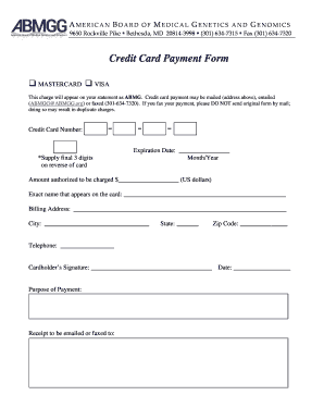 Credit Card Payment Form