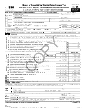Form 990 Tax Exemption Application