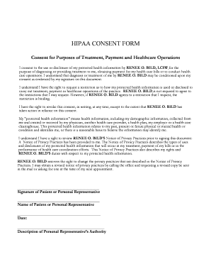 HIPAA Consent Form