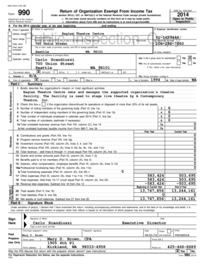 IRS Form 990 2014