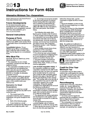 Form 4626 Instructions