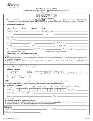 JEC Asia 2014 Room Reservation Form