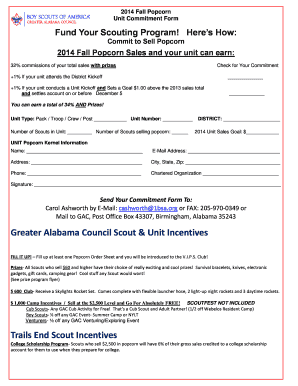 2014 Fall Popcorn Unit Commitment Form
