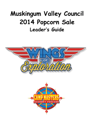 2014 Popcorn Sale Leader's Guide