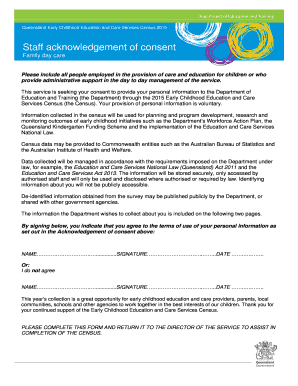 Queensland Early Childhood Education and Care Services Census 2015
