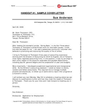 Cover Letter Example 2 - docushare everett k12 wa