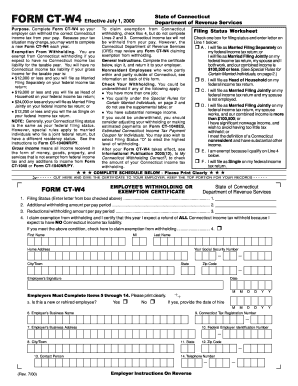 Connecticut W4 Form