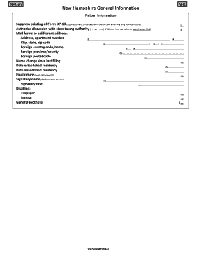New Hampshire Tax Forms
