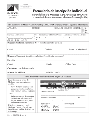 Formulario de Inscripción Individual