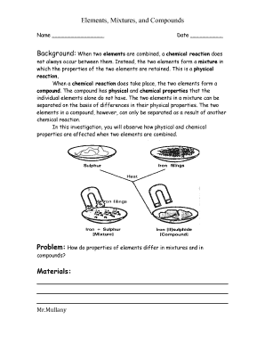 Science Lab Worksheet