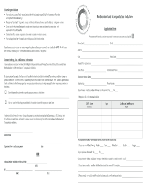 Northumberland Transportation Initiative Client Consent Form