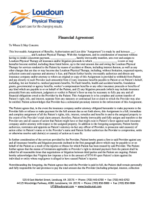 Irrevocable Assignment of Benefits