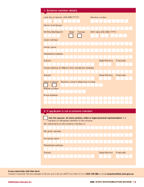 SSS Form 512 Application for Payment or Deferral of Benefits