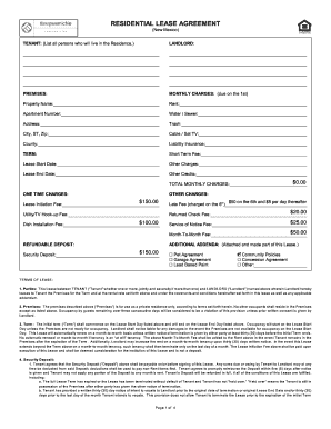 New Mexico Residential Lease Agreement