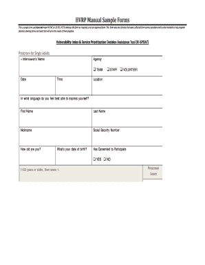 Vulnerability Index & Service Prioritization Decision Assistance Tool
