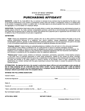 Sample of marriage contract - PURCHASING bAFFIDAVITb