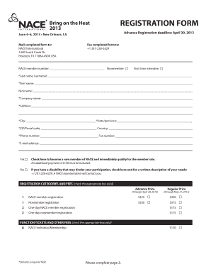 Bring on the Heat Conference Registration Form