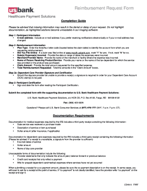 Reimbursement Request Form