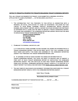 Residential Lease Application