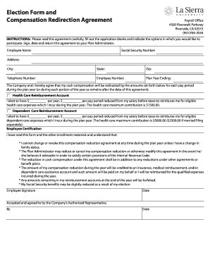 Compensation Redirection Agreement