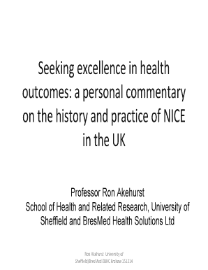 Seeking excellence in health outcomes a personal - pliki ceestahc