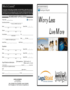 LegalShield Membership Application