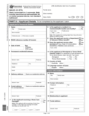 Medical Aids Subsidy Scheme Application Form