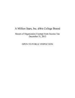 Form 990 Return of Organization Exempt From Income Tax