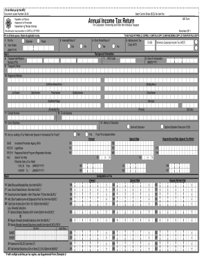 BIR Form 1702 Annual Income Tax Return