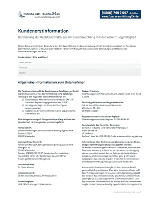 Checkliste für geschlossene Beteiligungen