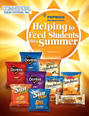 Frito-Lay Summer Feeding Program Rebate Form