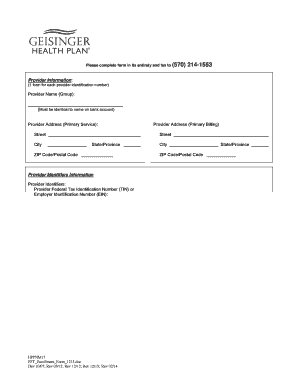 Electronic Funds Transfer Enrollment Form