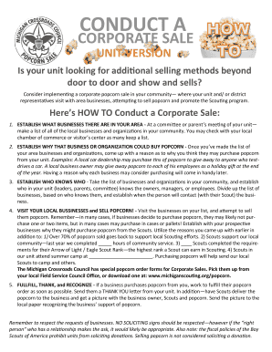 Corporate Popcorn Sale Guide