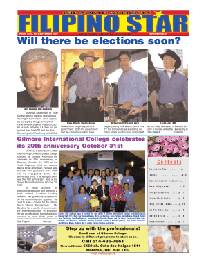 Filipino Star Magazine Subscription Form