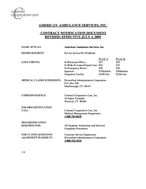 Colonial Cooperative Care Opt-In Form