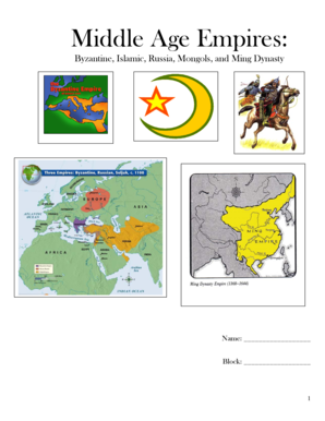 Byzantine Empire Worksheet