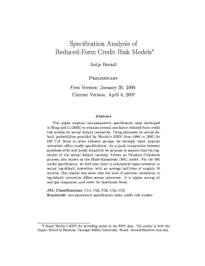 Specication Analysis of - www4 ncsu