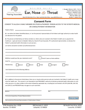 Medical Information Access Consent Form