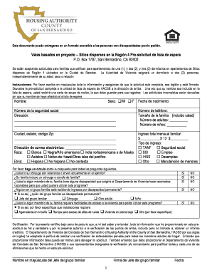 Pre-solicitud de lista de espera