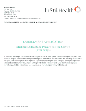 Medicare Advantage Enrollment Application