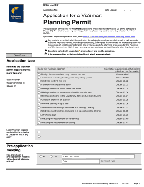 VicSmart Planning Permit Application