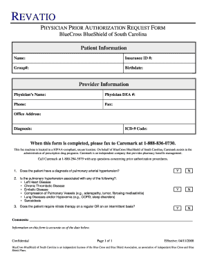 Physician Prior Authorization Request Form